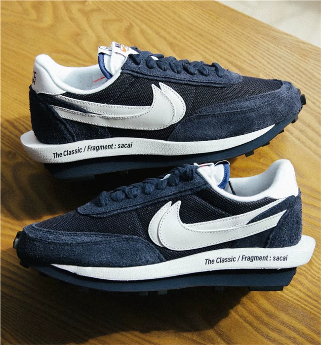 나이키 x 사카이 x 프라그먼트 LD와플 블랙큰드 블루 DH2684-400 photo review