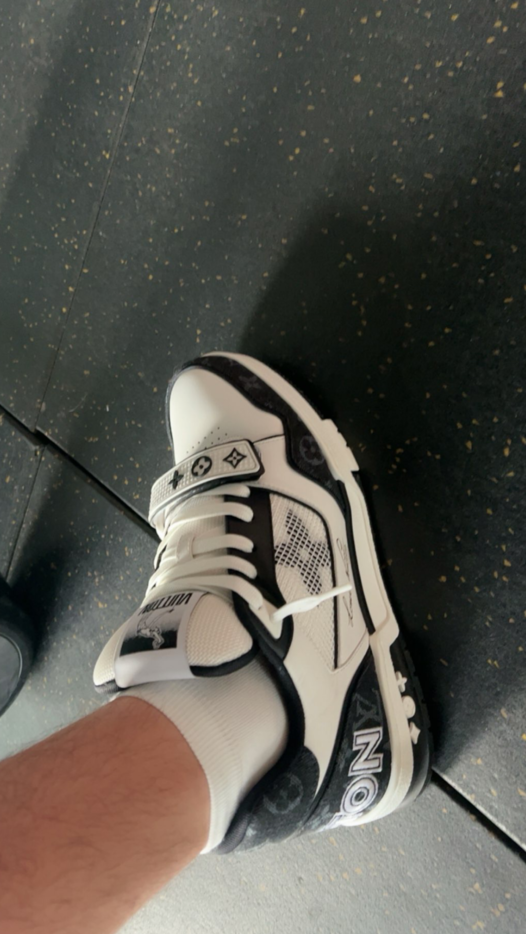 루이비통 트레이너 스타일리시 스케이트보드화 photo review