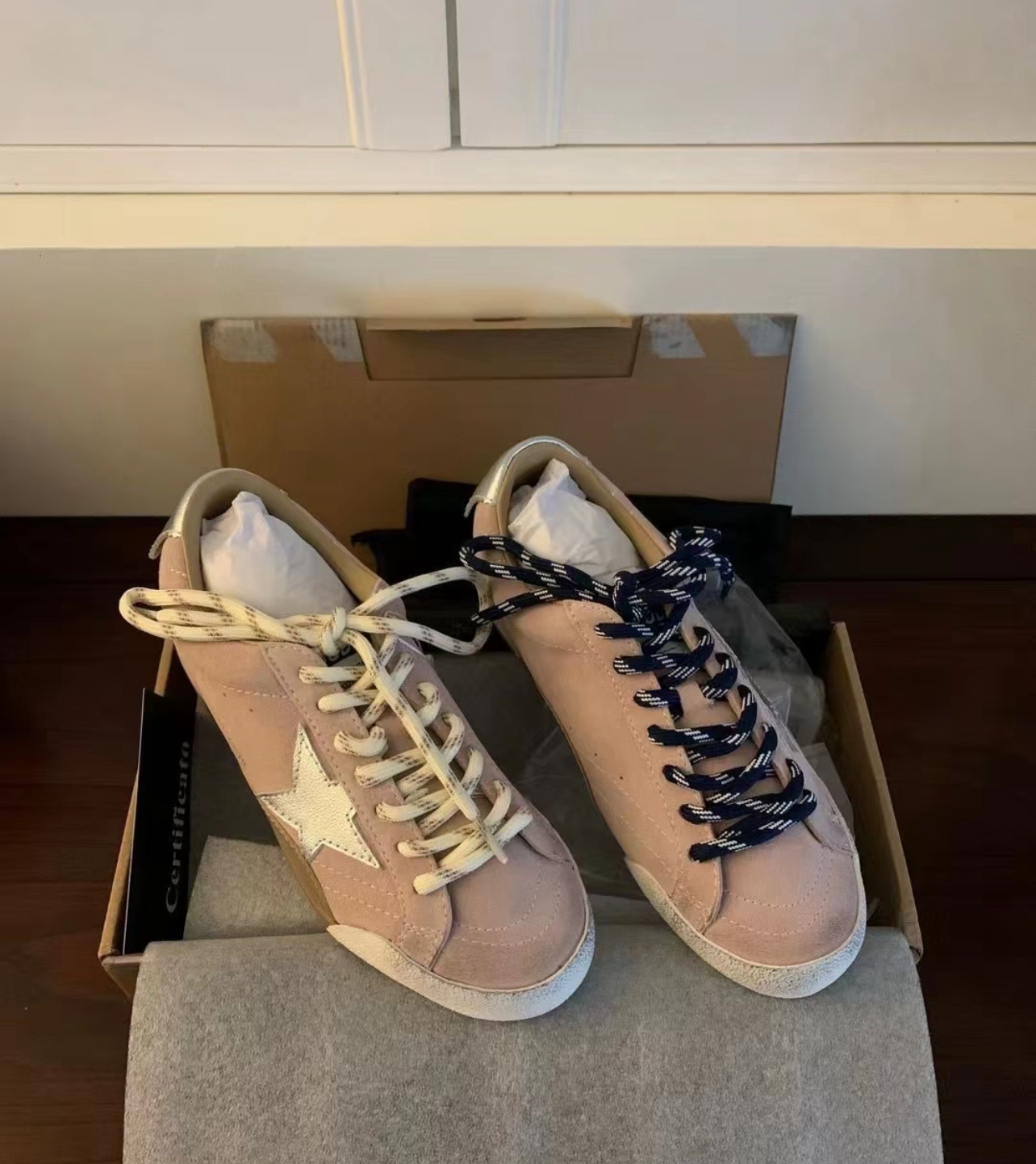 【🥰공주님 최애】Golden Goose True-Star  핫금 별 플랫 슈즈 photo review
