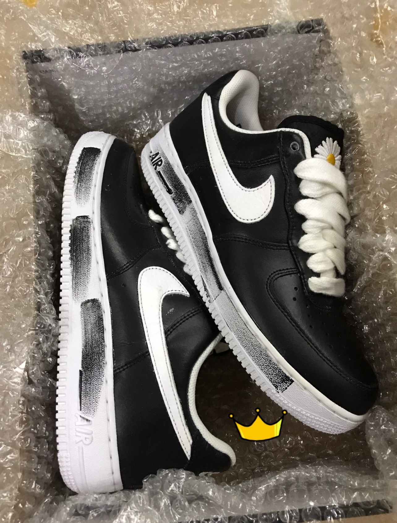 【G-Dragon】나이키 x 피스마이너스원 에어포스 1 로우 파라노이즈 photo review