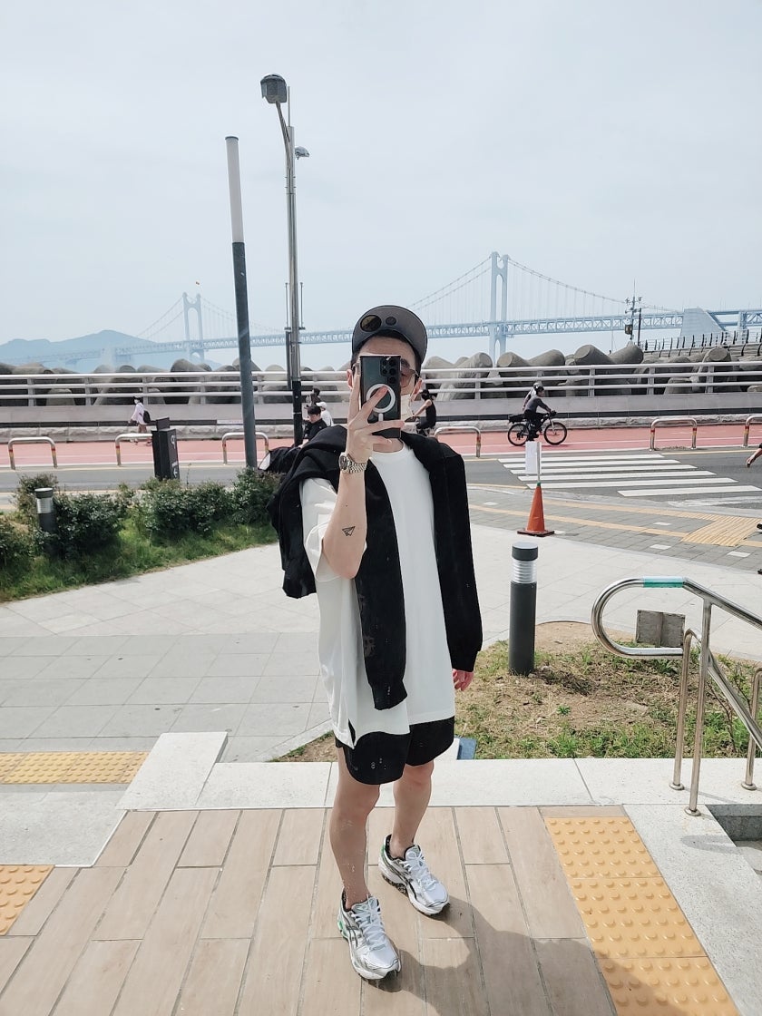 아식스 젤 카야노 14 화이트 실버 그린 1201A019-110 photo review