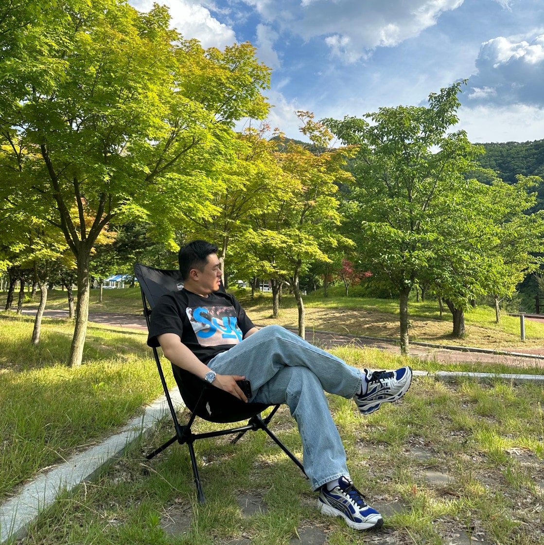 아식스 젤카야노14 모나코 블루 블랙 1201A019-401 photo review