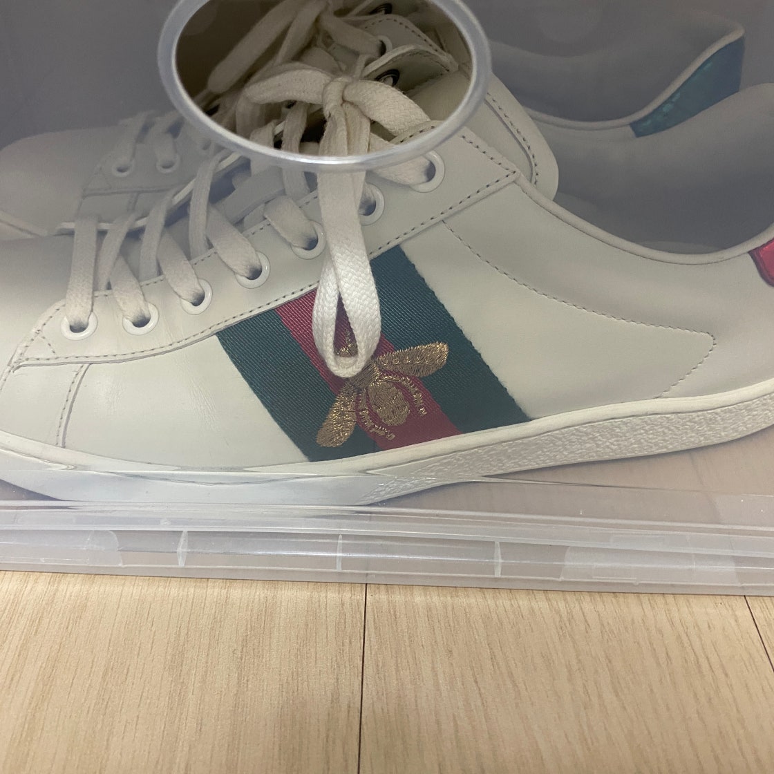 구찌 에이스 꿀벌 자수 스니커즈 429446 A38G0 9064 photo review
