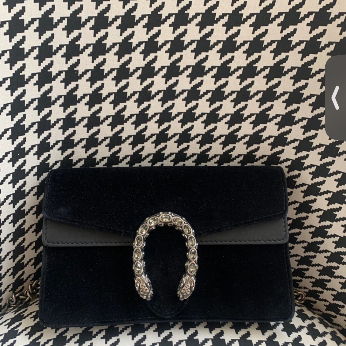 GUCCI 구찌 디오니소스 슈퍼 미니 숄더백 미니 크로스백 블랙 476432 CAOGN 8176 여성 photo review