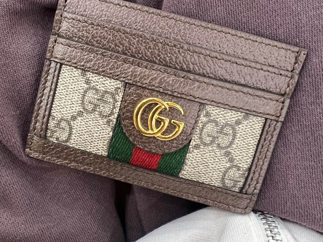 GUCCI 구찌 GG 웹 수프림 오피디아 카드지갑 카드케이스 523159 96IWG 8745 남/여 photo review