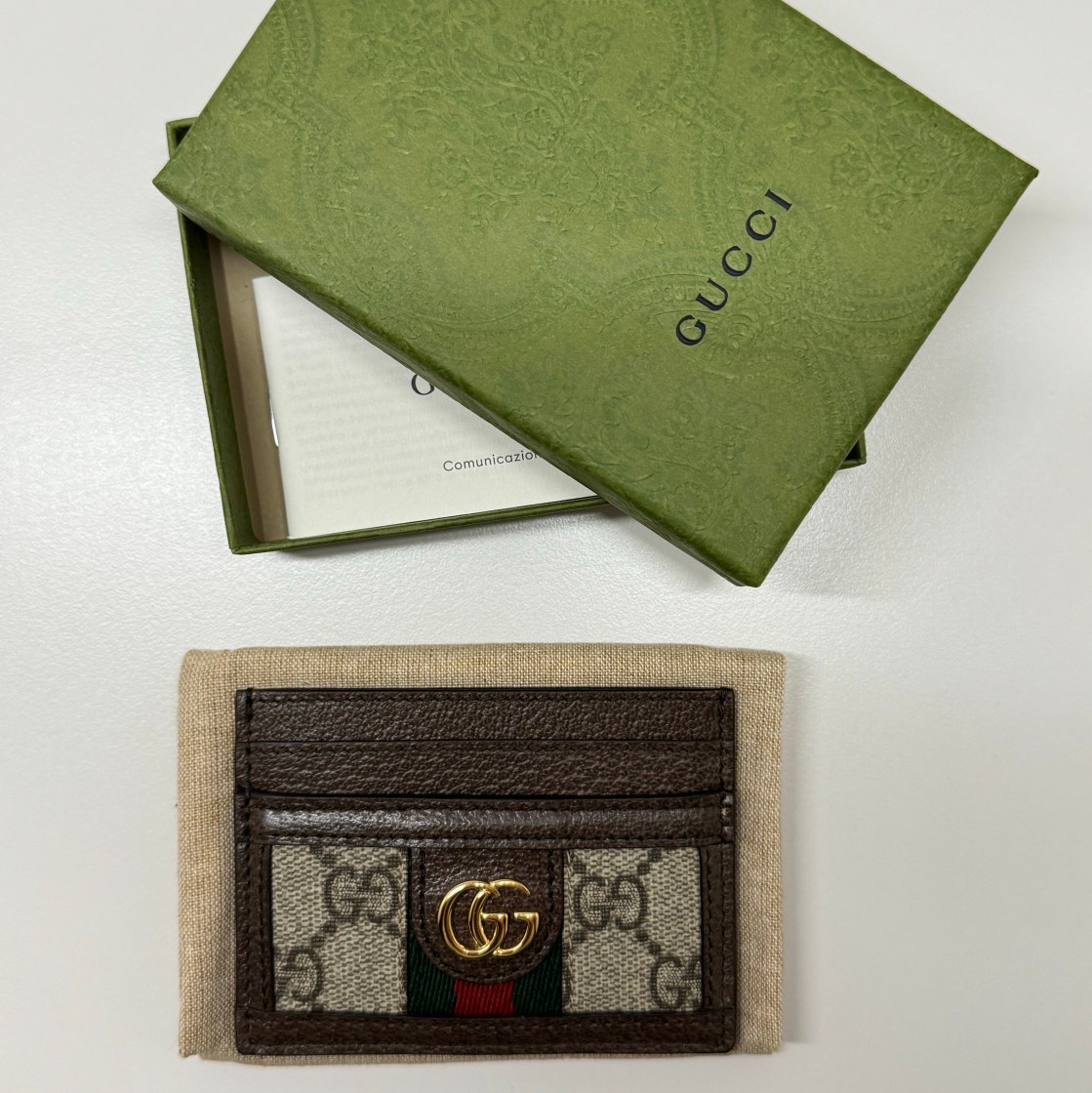 GUCCI 구찌 GG 웹 수프림 오피디아 카드지갑 카드케이스 523159 96IWG 8745 남/여 photo review