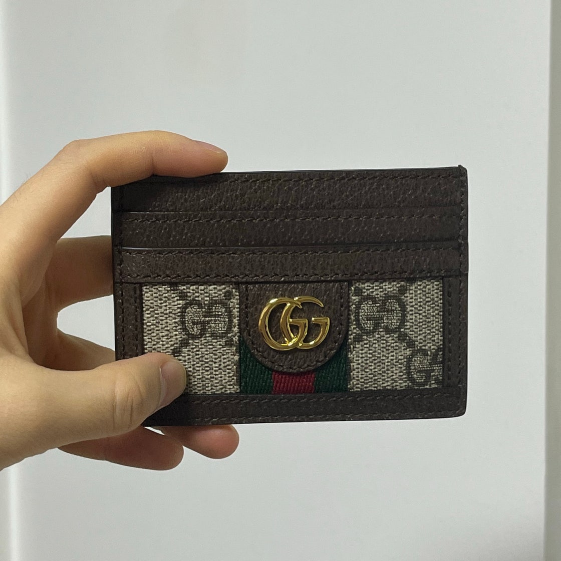 GUCCI 구찌 GG 웹 수프림 오피디아 카드지갑 카드케이스 523159 96IWG 8745 남/여 photo review