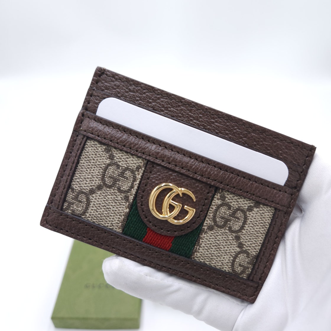 GUCCI 구찌 GG 웹 수프림 오피디아 카드지갑 카드케이스 523159 96IWG 8745 남/여 photo review