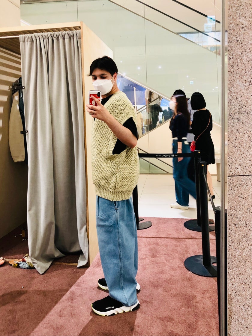 발렌시아가 스피드 트레이너 블랙 화이트 네온 2019 551185W05G01000 photo review