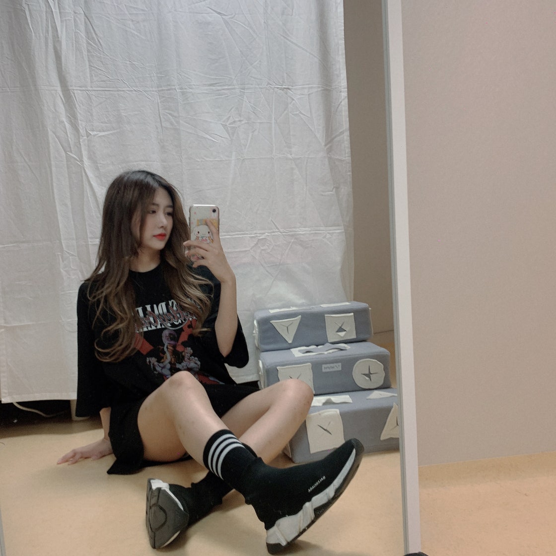 발렌시아가 스피드 트레이너 블랙 화이트 2020 587280W05G91000 photo review