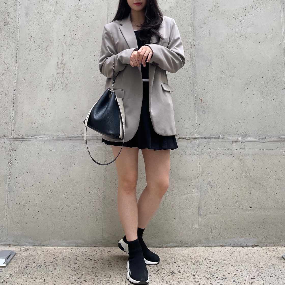 발렌시아가 스피드 트레이너 블랙 화이트 2021/2022 587280W2DBQ1015 photo review