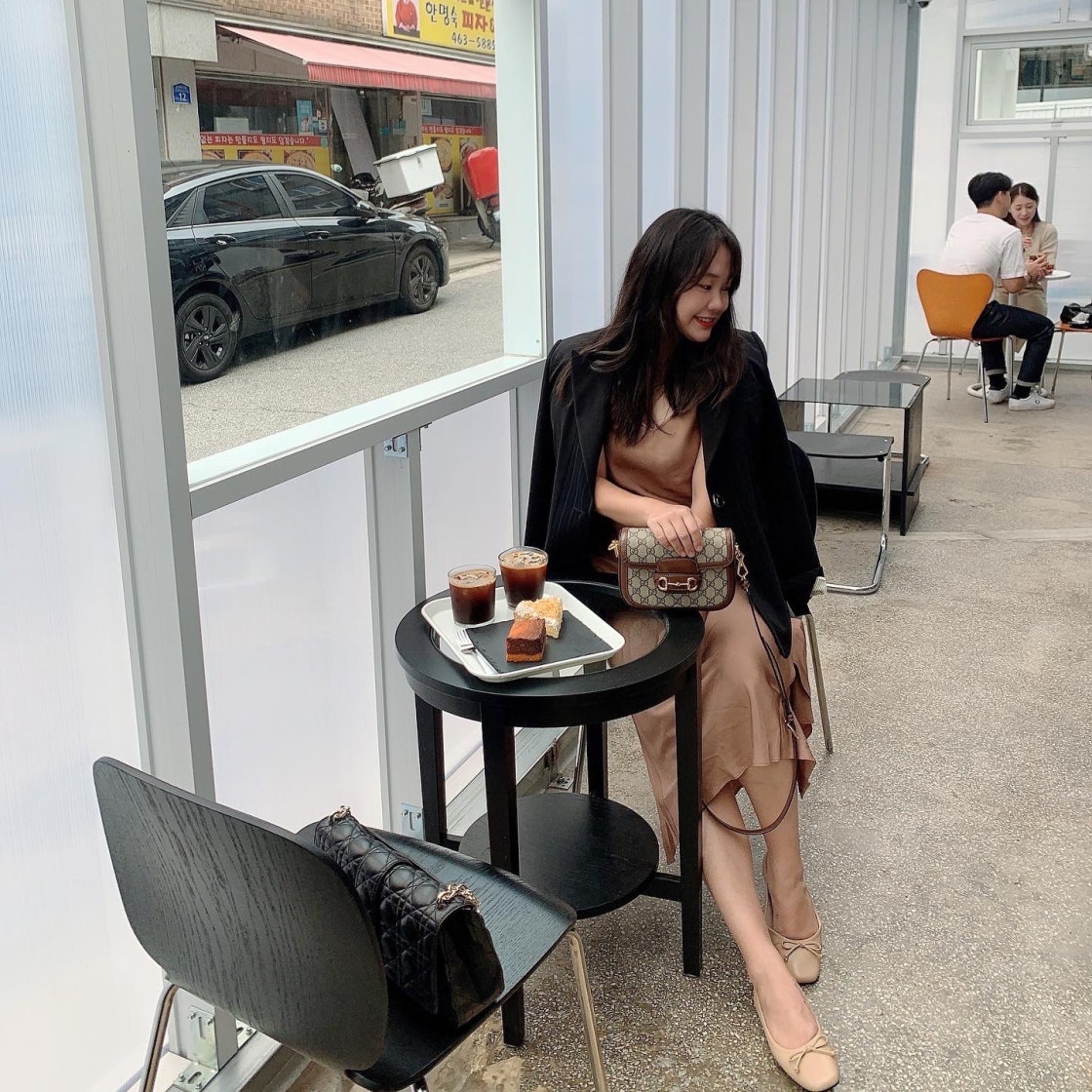 구찌 수프림 1955 홀스빗 숄더백 구찌 홀스빗 숄더백 브라운 GUCCI 602204 92TCG 8563 여성 photo review