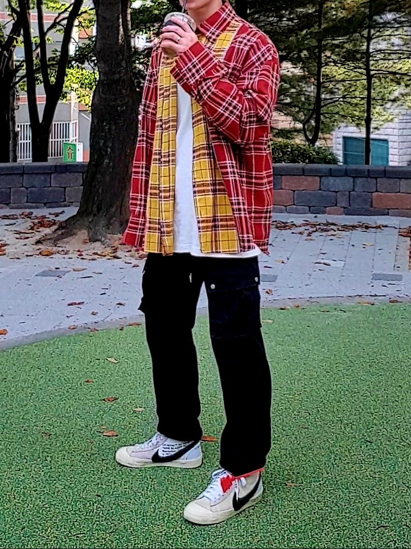 에어 조던 1 오프화이트 x 나이키 블레이저 미드 AA3832-100 그림 리퍼 photo review