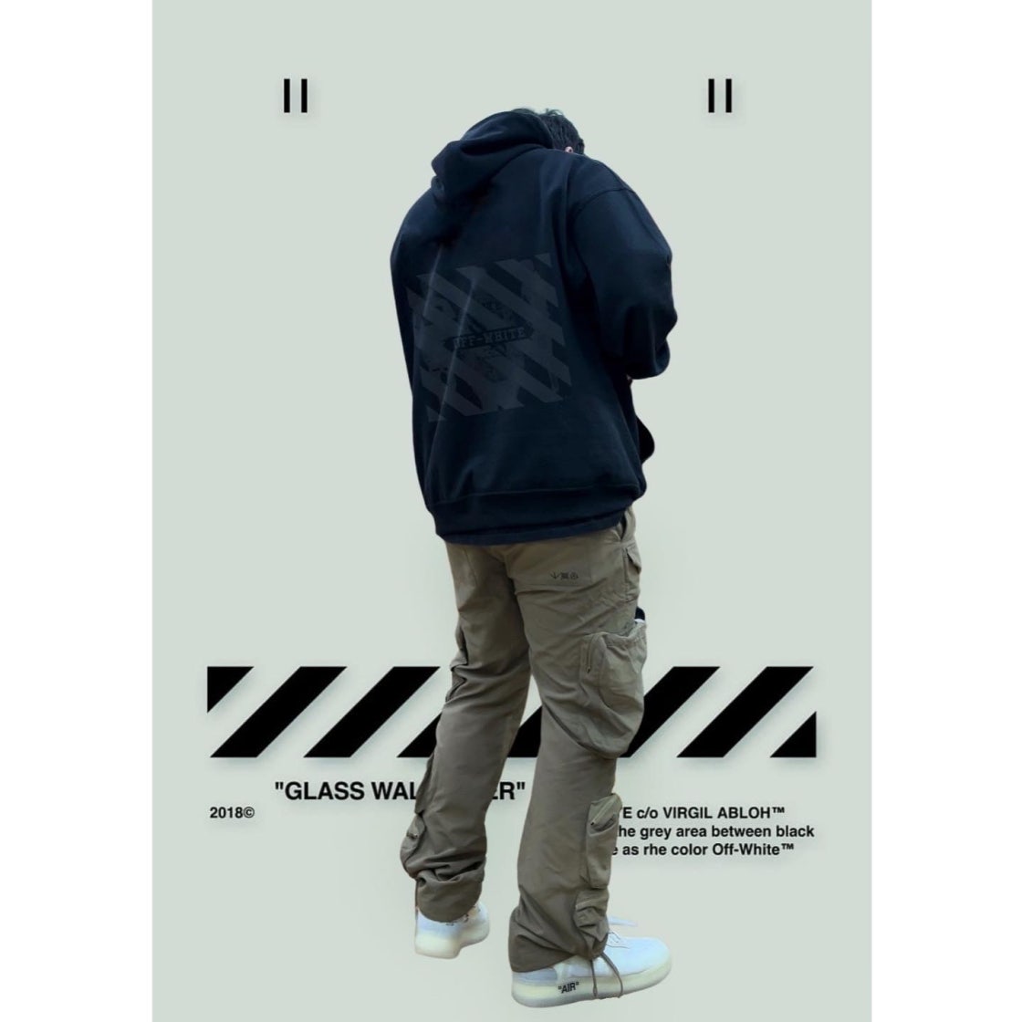 나이키 x 오프화이트 에어포스 1 로우 더 텐 AO4606-100 photo review