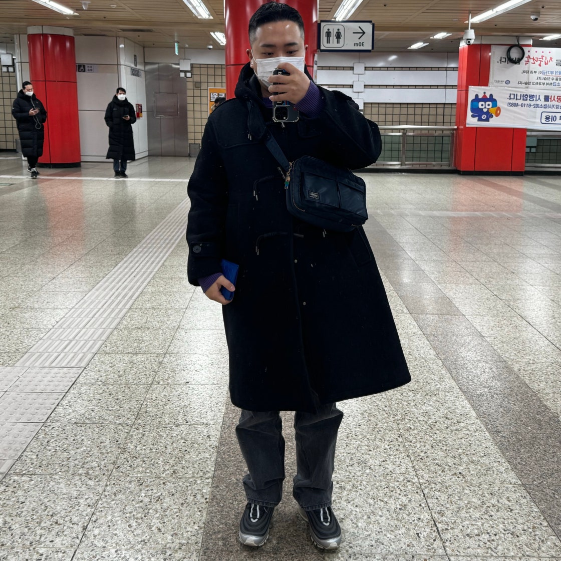 나이키 에어맥스97 QS 메탈릭 실버 블랙 AT5458-001 photo review