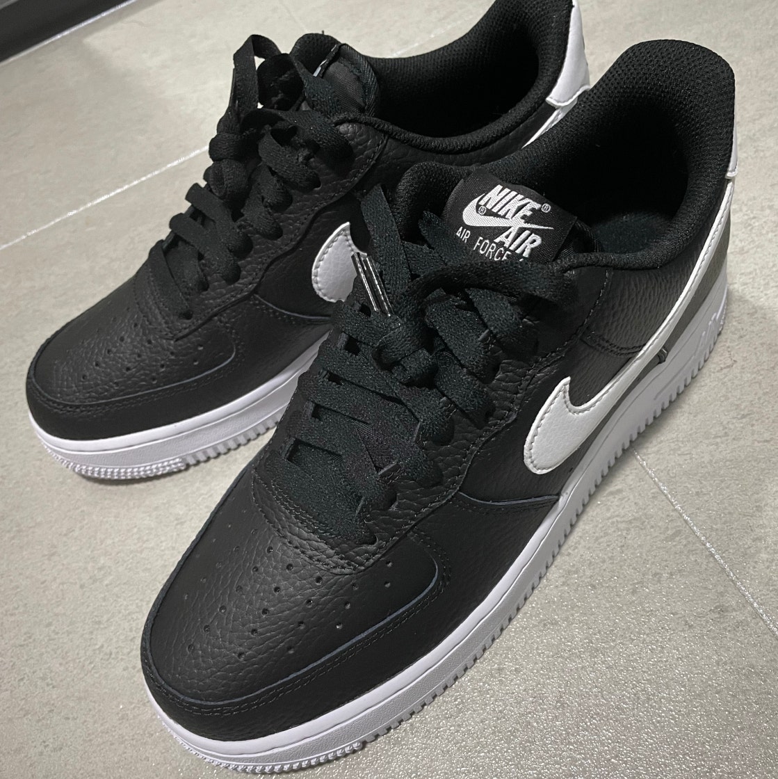 나이키 재팬 AIR FORCE 1 07 에어포스1 운동화 남녀 블랙 블랙 CT2302-002 photo review