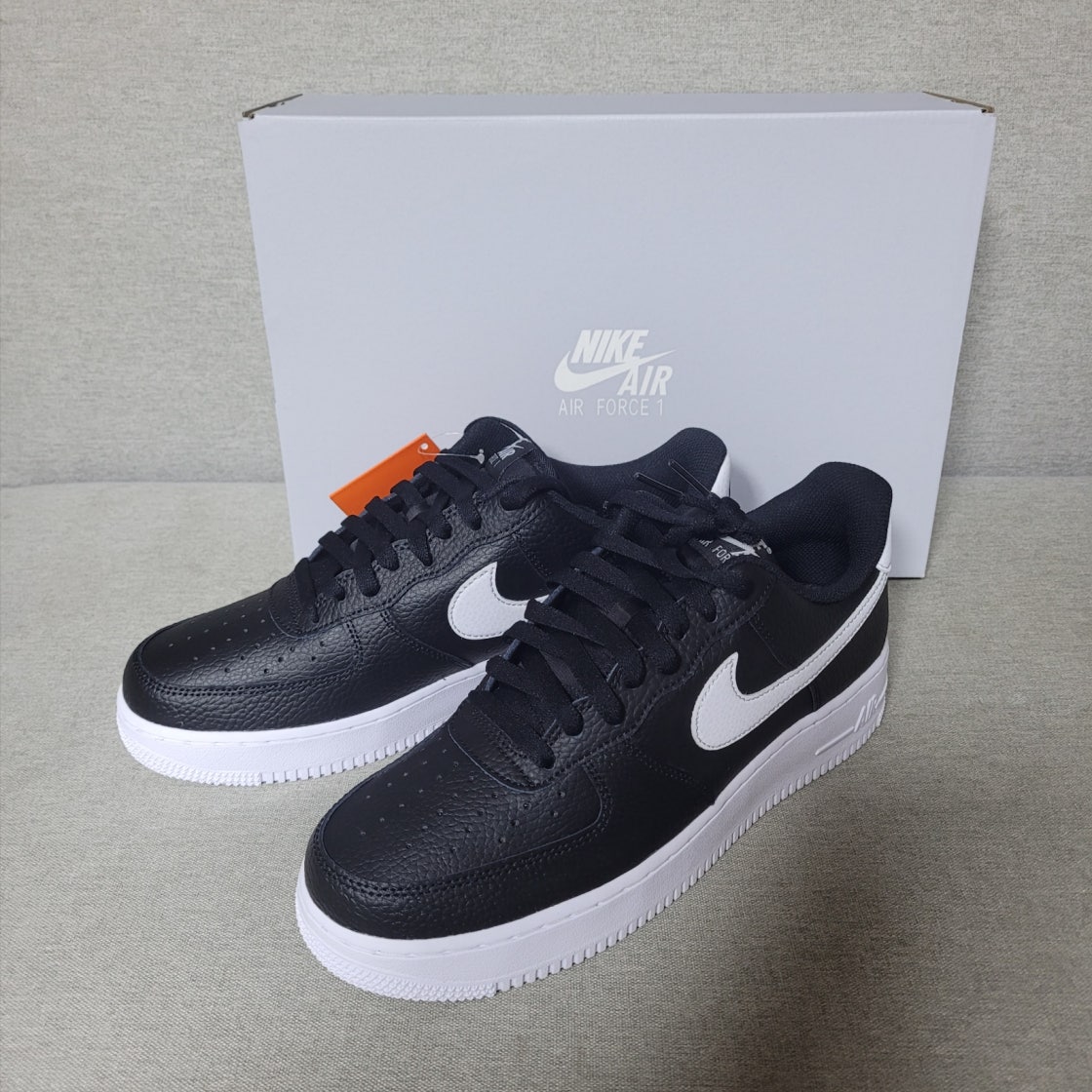 나이키 재팬 AIR FORCE 1 07 에어포스1 운동화 남녀 블랙 블랙 CT2302-002 photo review