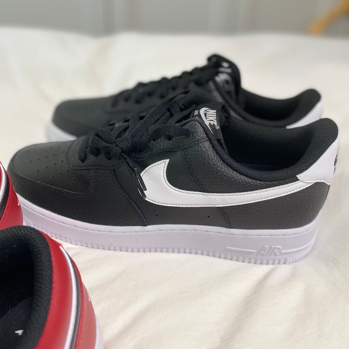 나이키 재팬 AIR FORCE 1 07 에어포스1 운동화 남녀 블랙 블랙 CT2302-002 photo review
