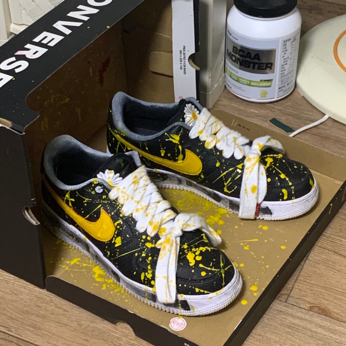 나이키 재팬 AIR FORCE 1 07 에어포스1 운동화 남녀 블랙 블랙 CT2302-002 photo review