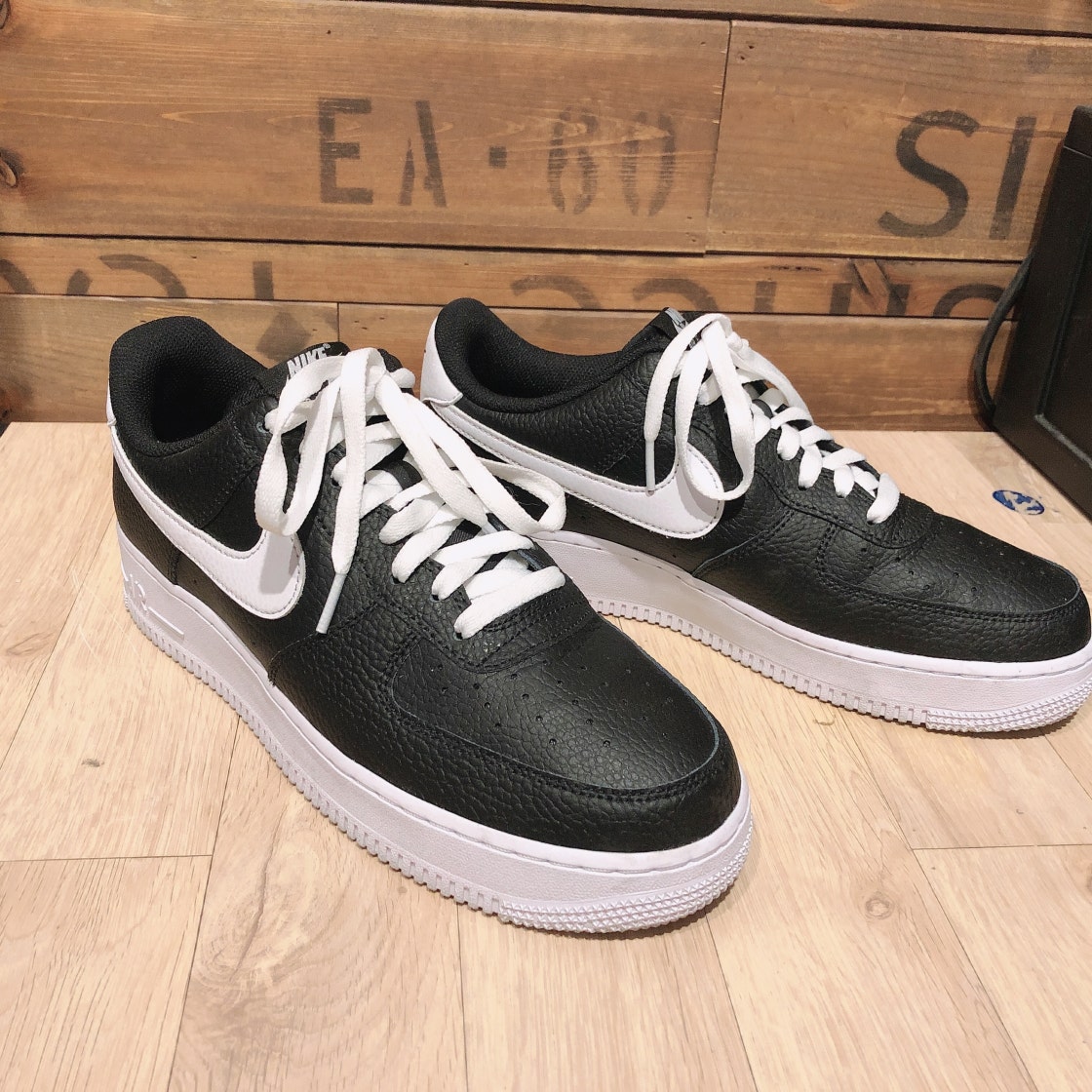 나이키 재팬 AIR FORCE 1 07 에어포스1 운동화 남녀 블랙 블랙 CT2302-002 photo review