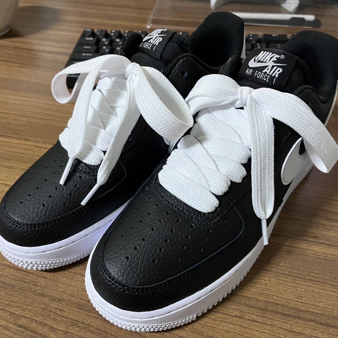 나이키 재팬 AIR FORCE 1 07 에어포스1 운동화 남녀 블랙 블랙 CT2302-002 photo review
