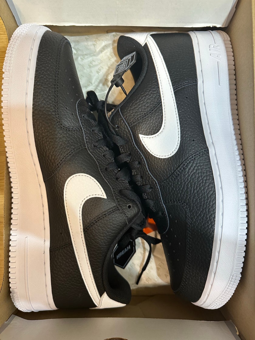 나이키 재팬 AIR FORCE 1 07 에어포스1 운동화 남녀 블랙 블랙 CT2302-002 photo review