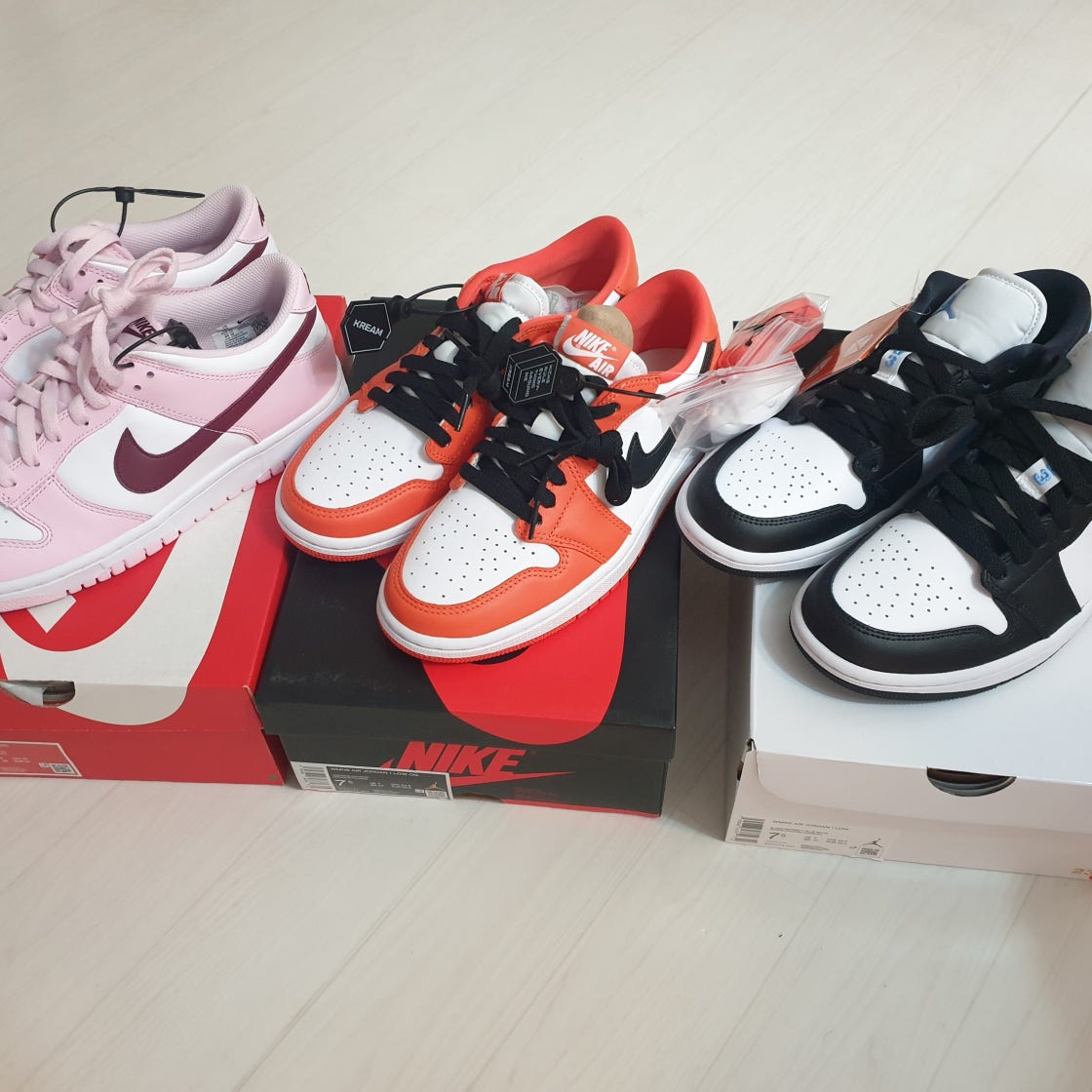 나이키 덩크 로우 GS 스니커즈 나이키덩크로우 핑크폼 CW1590-601 photo review
