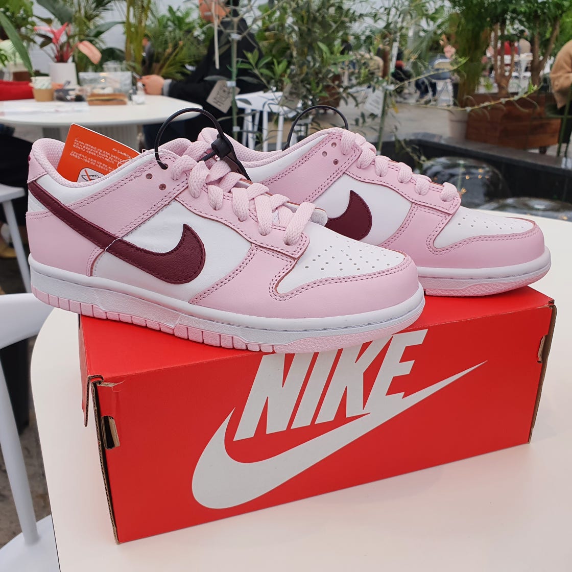 나이키 덩크 로우 GS 스니커즈 나이키덩크로우 핑크폼 CW1590-601 photo review