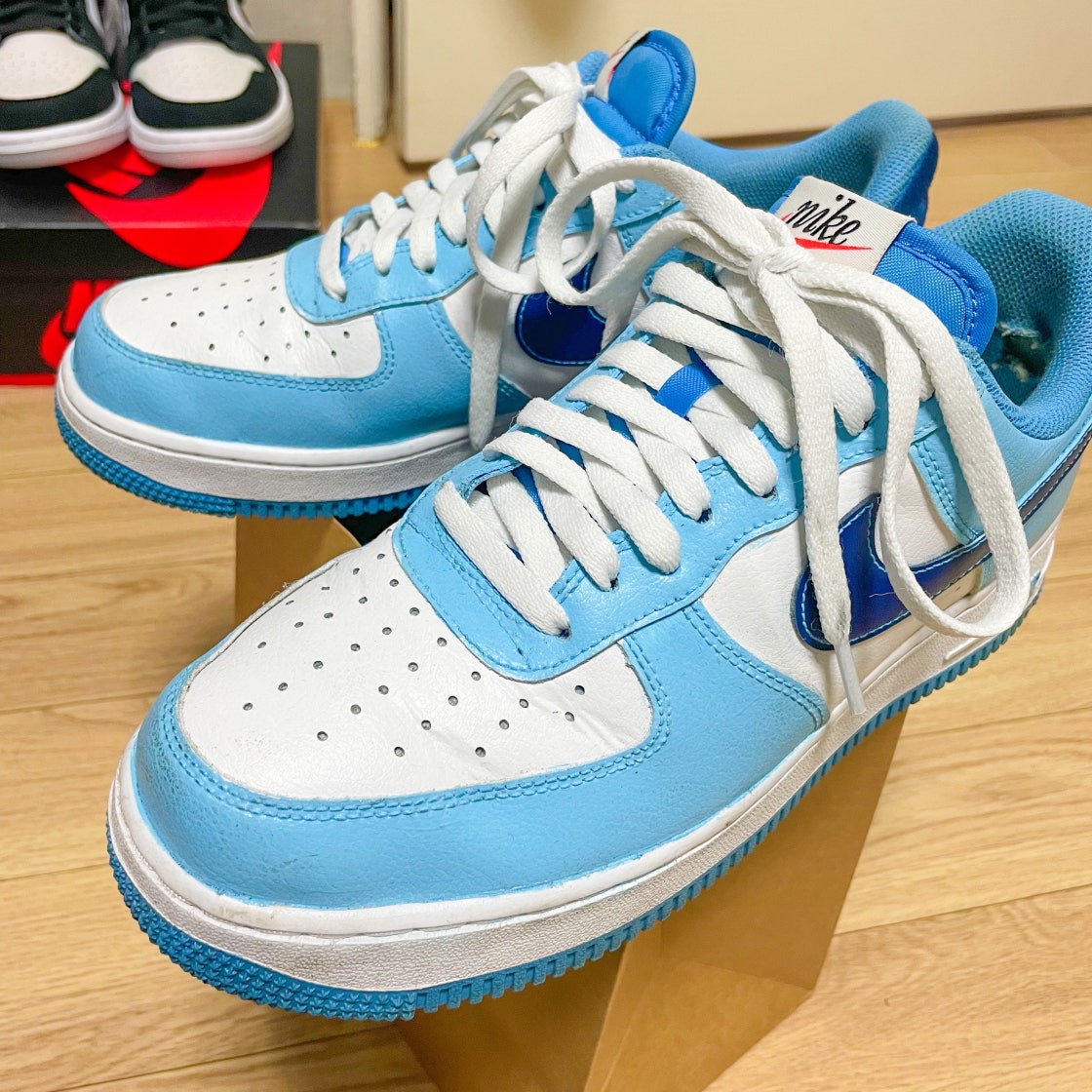 나이키 에어포스 Air Force 1 07 블루 DA8478-100 photo review