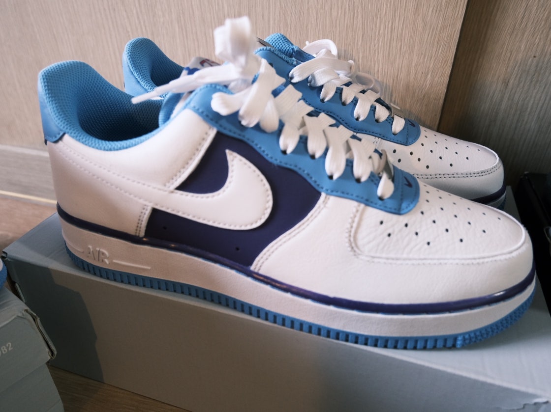 나이키 x NBA 에어포스 1 '07 LV8 EMB 화이트 앤 코스트 필드 DC8874-101 photo review
