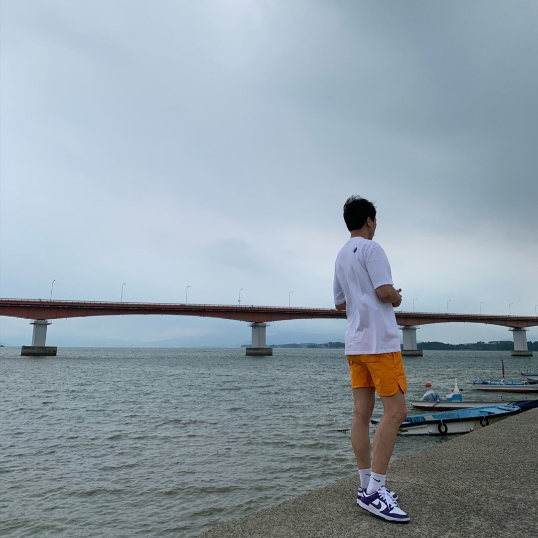 나이키 덩크 로우 사일 라이트본 그레이 에이징 DD1503-107 photo review