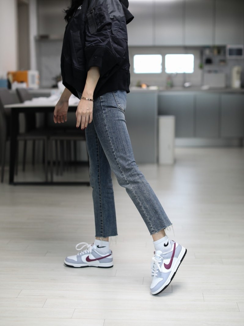 나이키 덩크 로우 울프 그레이 로즈우드 DD1503-122 photo review