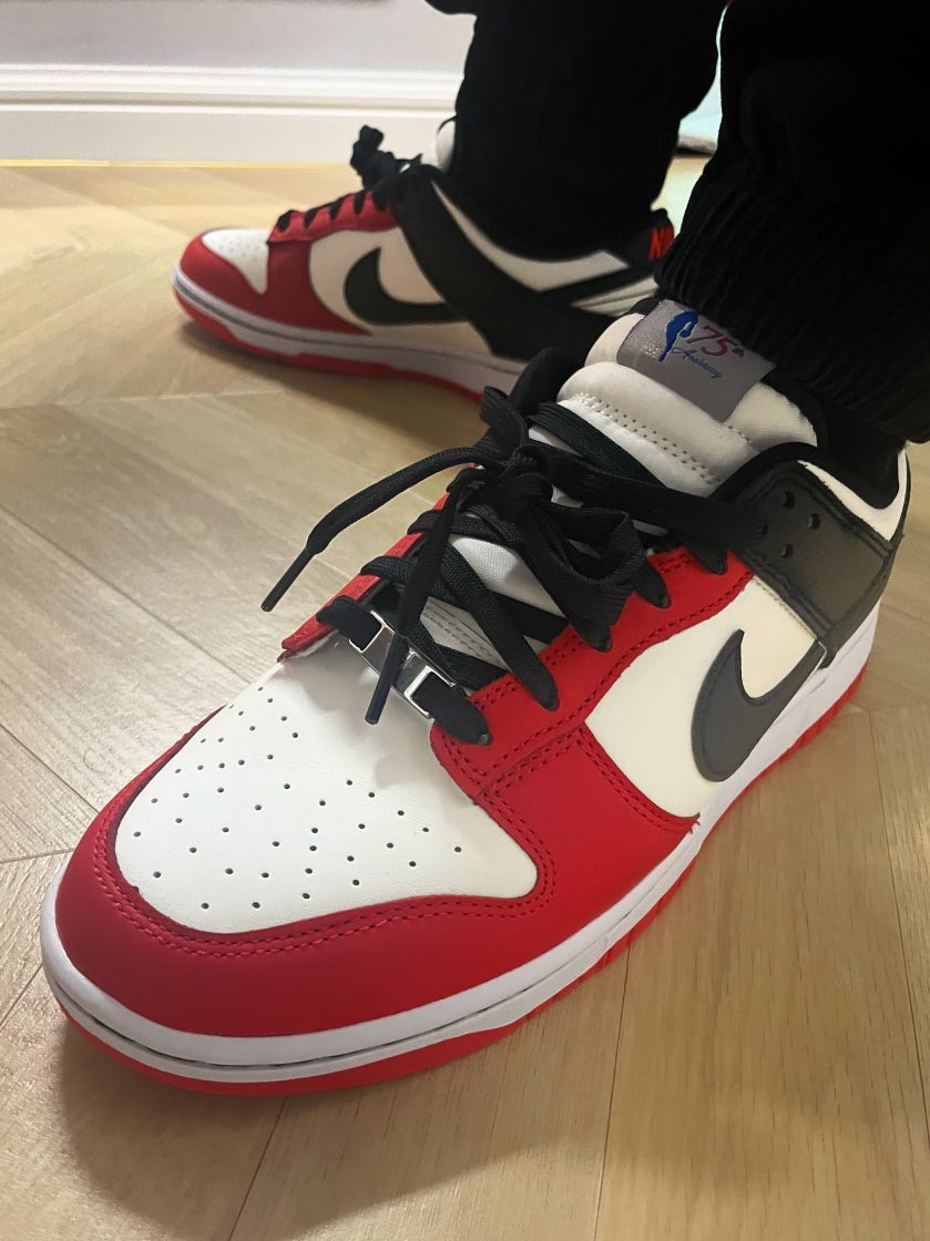 나이키 x NBA 덩크 로우 레트로 EMB 네츠 DD3363-001 photo review