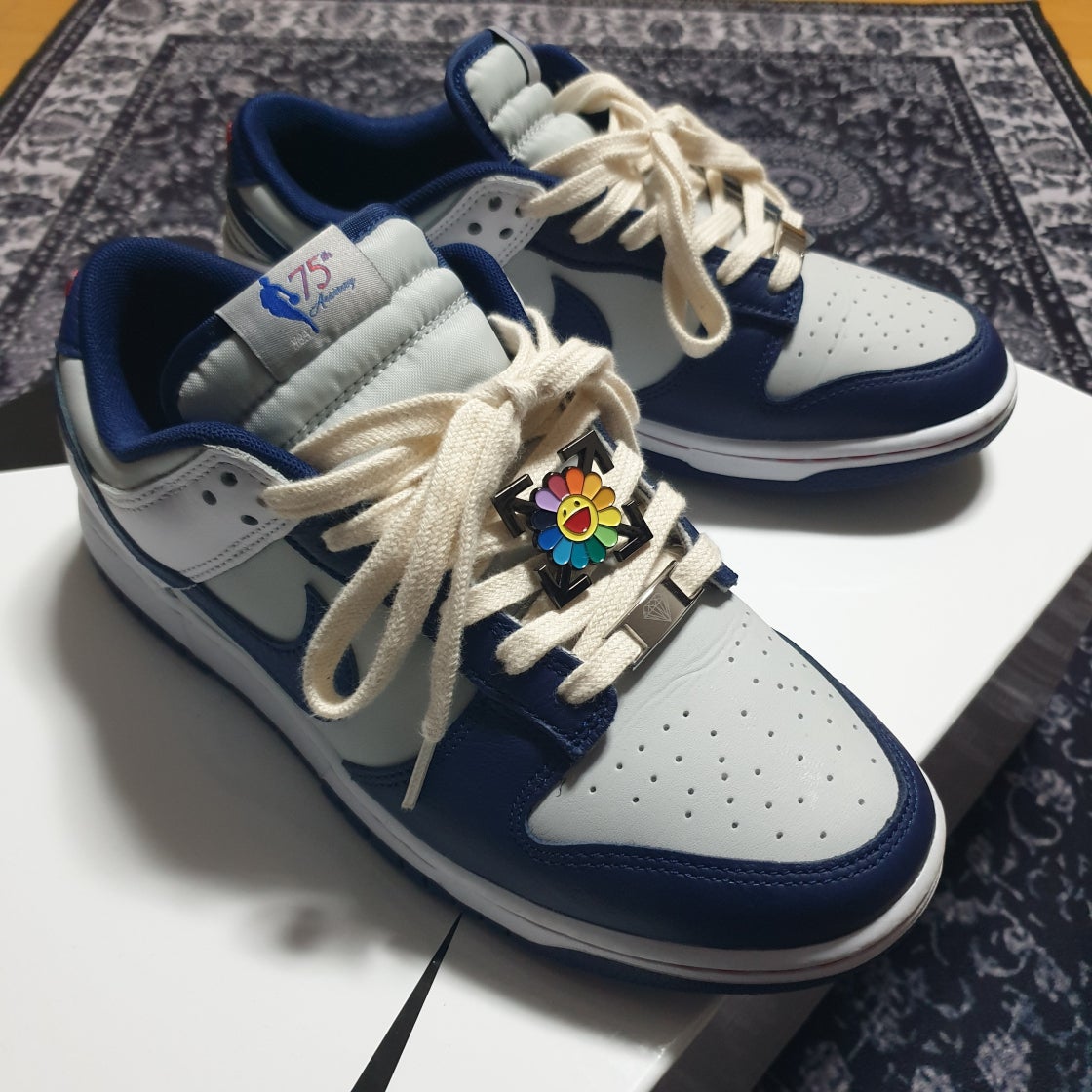 나이키 x NBA 덩크 로우 레트로 EMB 네츠 DD3363-001 photo review