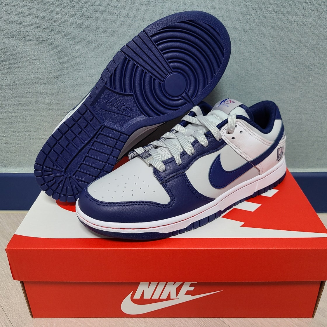 나이키 x NBA 덩크 로우 레트로 EMB 네츠 DD3363-001 photo review