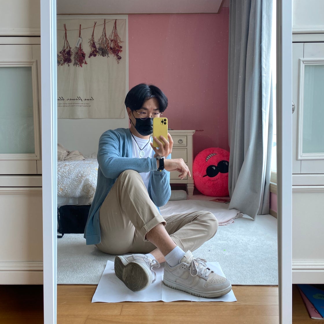 나이키 덩크 로우 레트로 프리미엄 바스트 그레이 DD8338-001 photo review