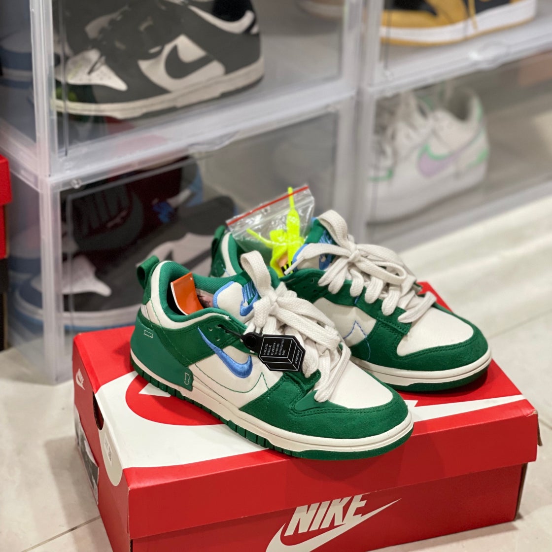 나이키 덩크 로우 디스럽트 2 팬텀 유니버시티 블루 DH4402-001 photo review