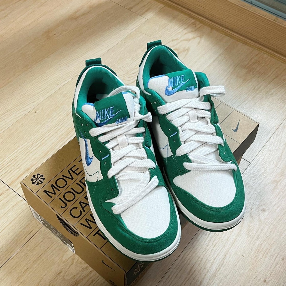 나이키 덩크 로우 디스럽트 2 팬텀 유니버시티 블루 DH4402-001 photo review