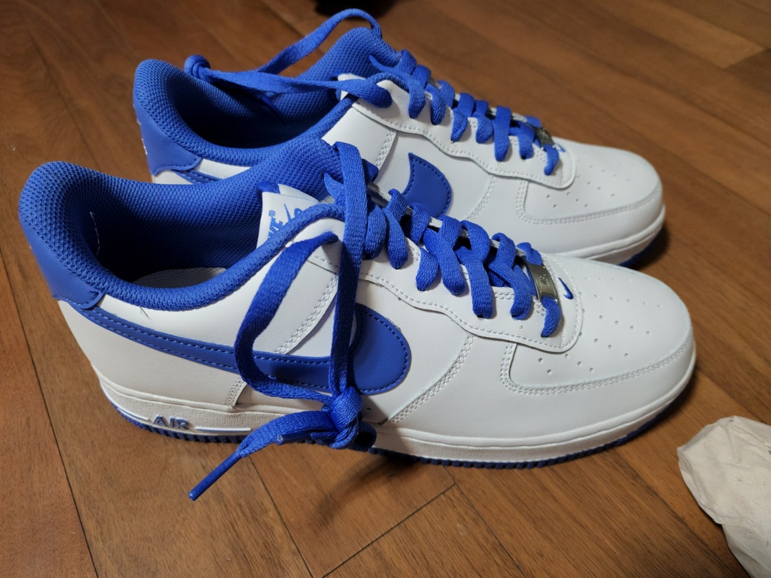 나이키 에어포스 Air Force 1 07 블루 DH7561-104 photo review