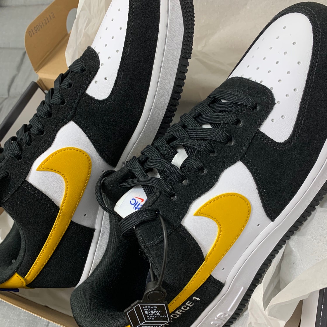 나이키 에어포스 1 ’07 LV8 애슬레틱 클럽 블랙 다크 설퍼 DH7568-002 photo review