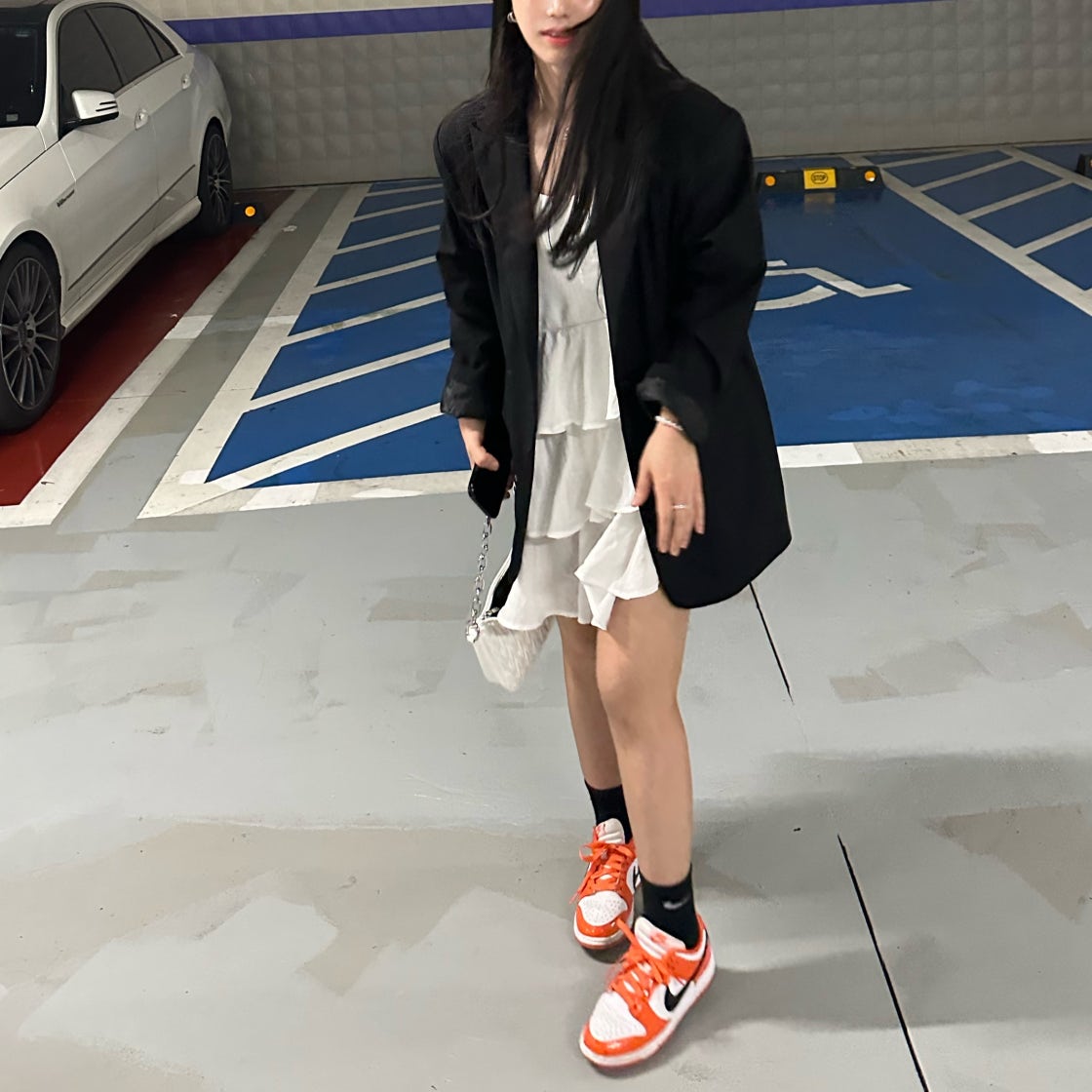 나이키 덩크 로우 에센셜 브릴리언트 오렌지 DJ9955-800 photo review