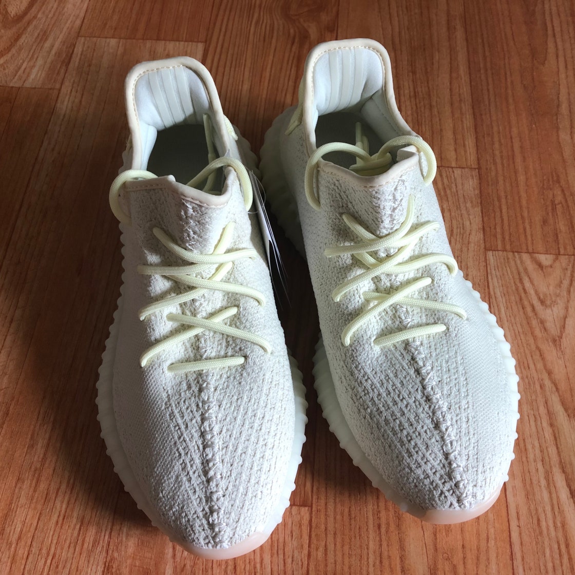아디다스 이지 부스트 350 V2 버터 F36980 photo review
