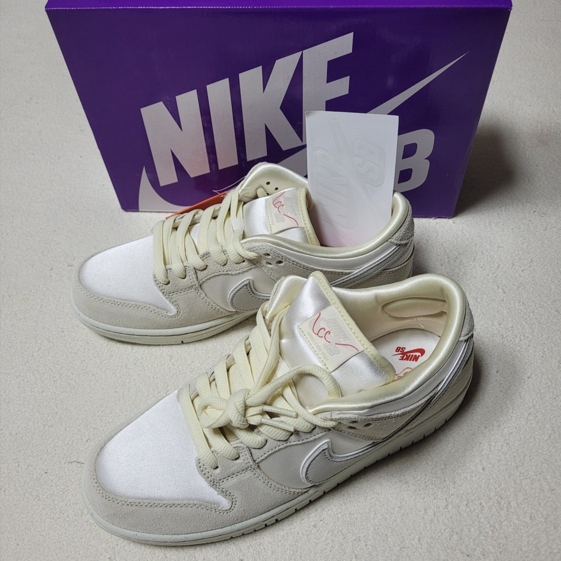 나이키 SB 덩크 로우 프리미엄 아이보리 코코넛 밀크 FZ5654-100 photo review