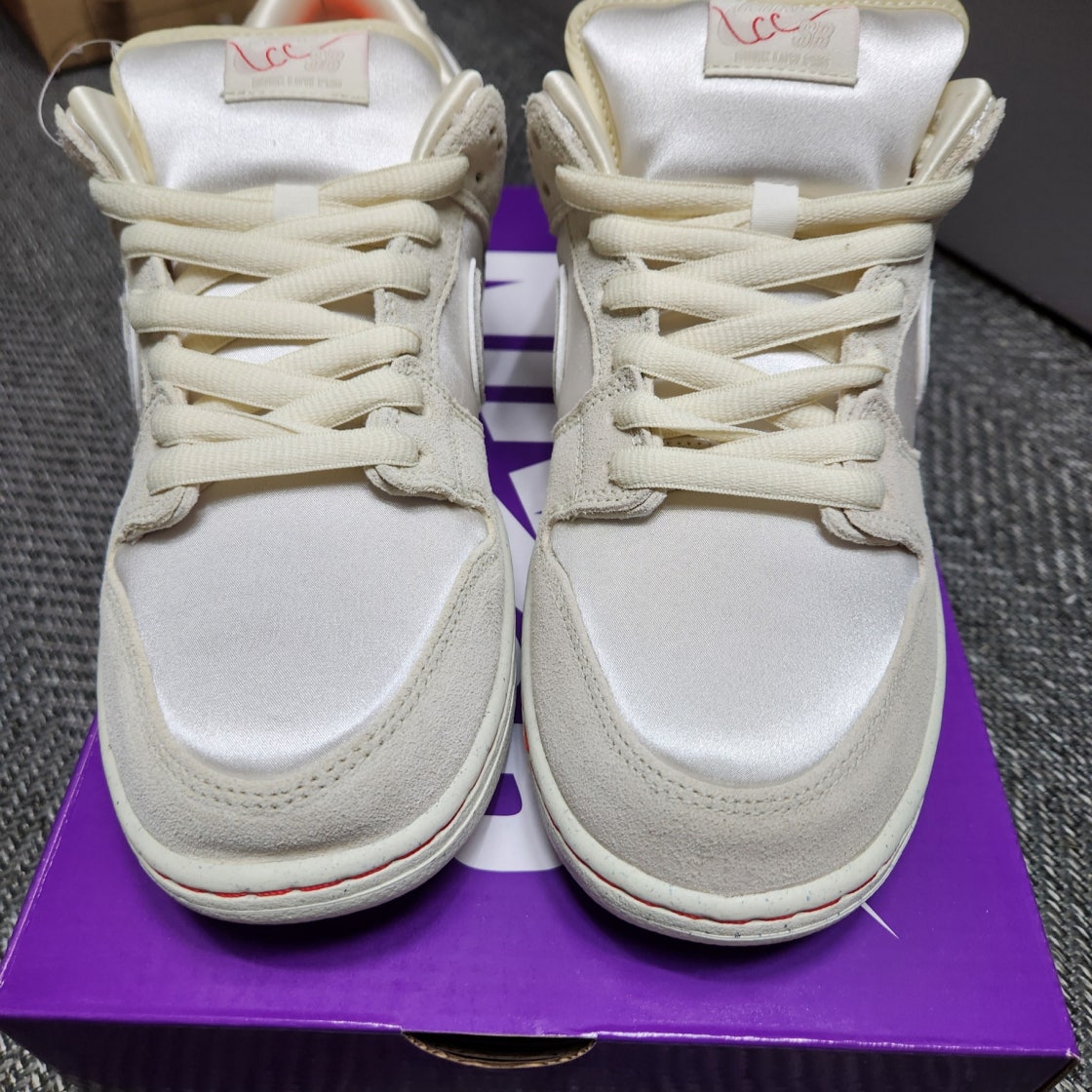 나이키 SB 덩크 로우 프리미엄 아이보리 코코넛 밀크 FZ5654-100 photo review