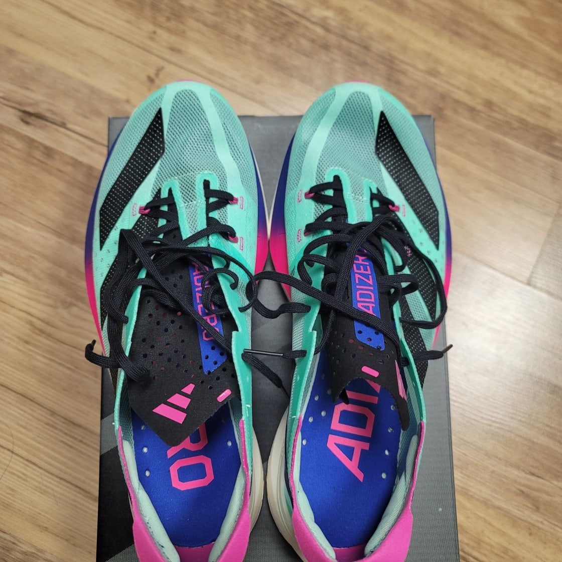 아디다스 아디제로 아디오스 프로 3 펄스 민트 코어 블랙 GW4249 photo review