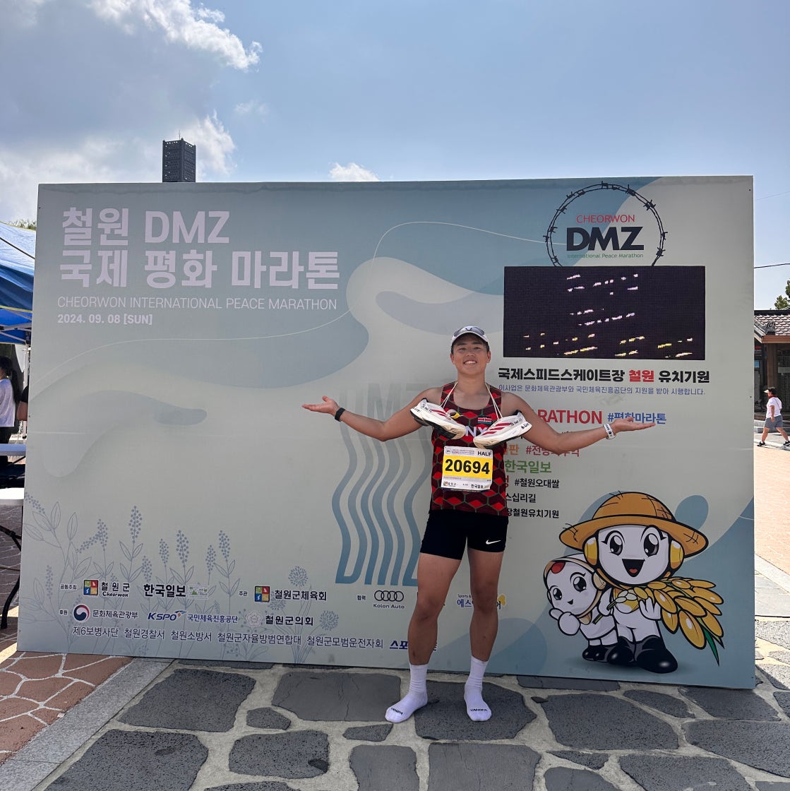 아디다스 아디제로 아디오스 프로 3 오프 화이트 베러 스칼렛 GW7261 photo review