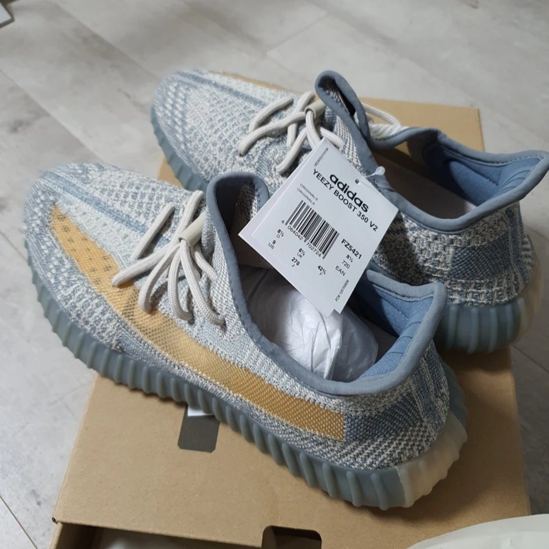 아디다스 이지 부스트 350 V2 애쉬 블루 GY7657 photo review