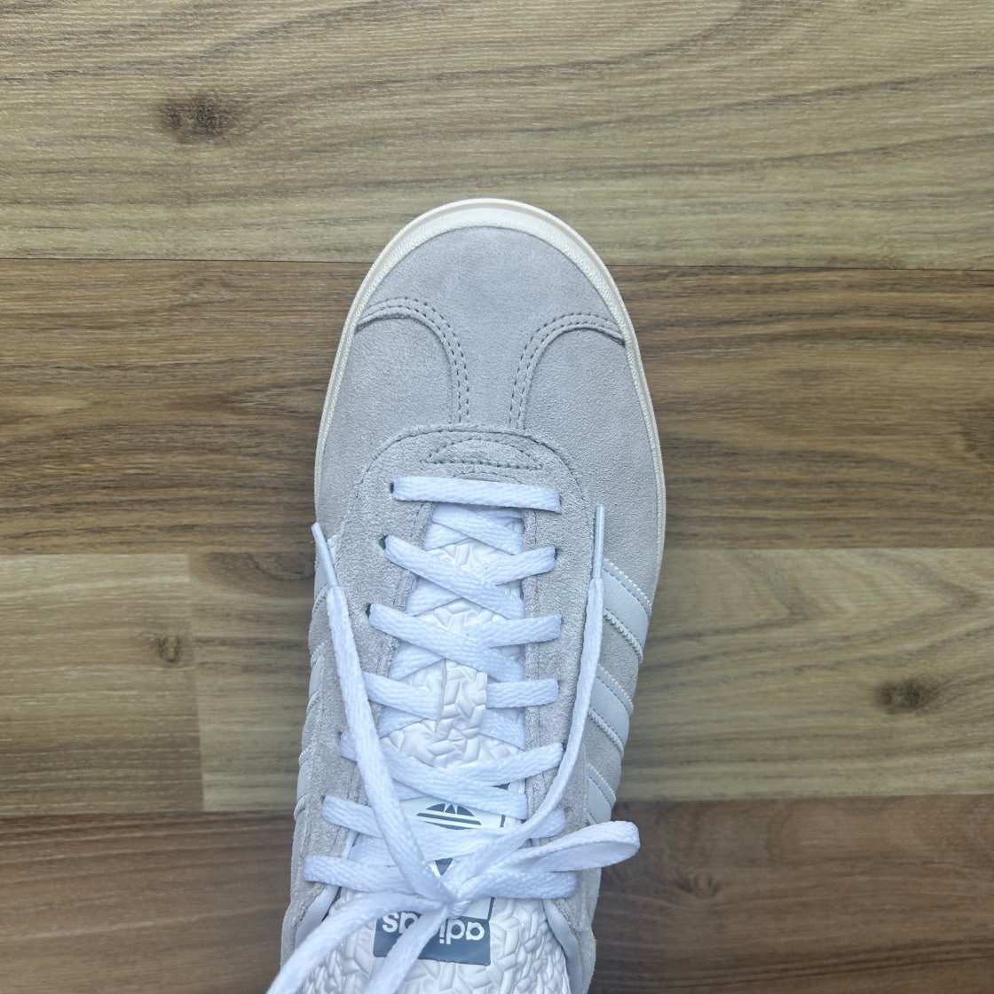 아디다스 W 가젤 볼드 그레이 클라우드 화이트 HQ6893 photo review