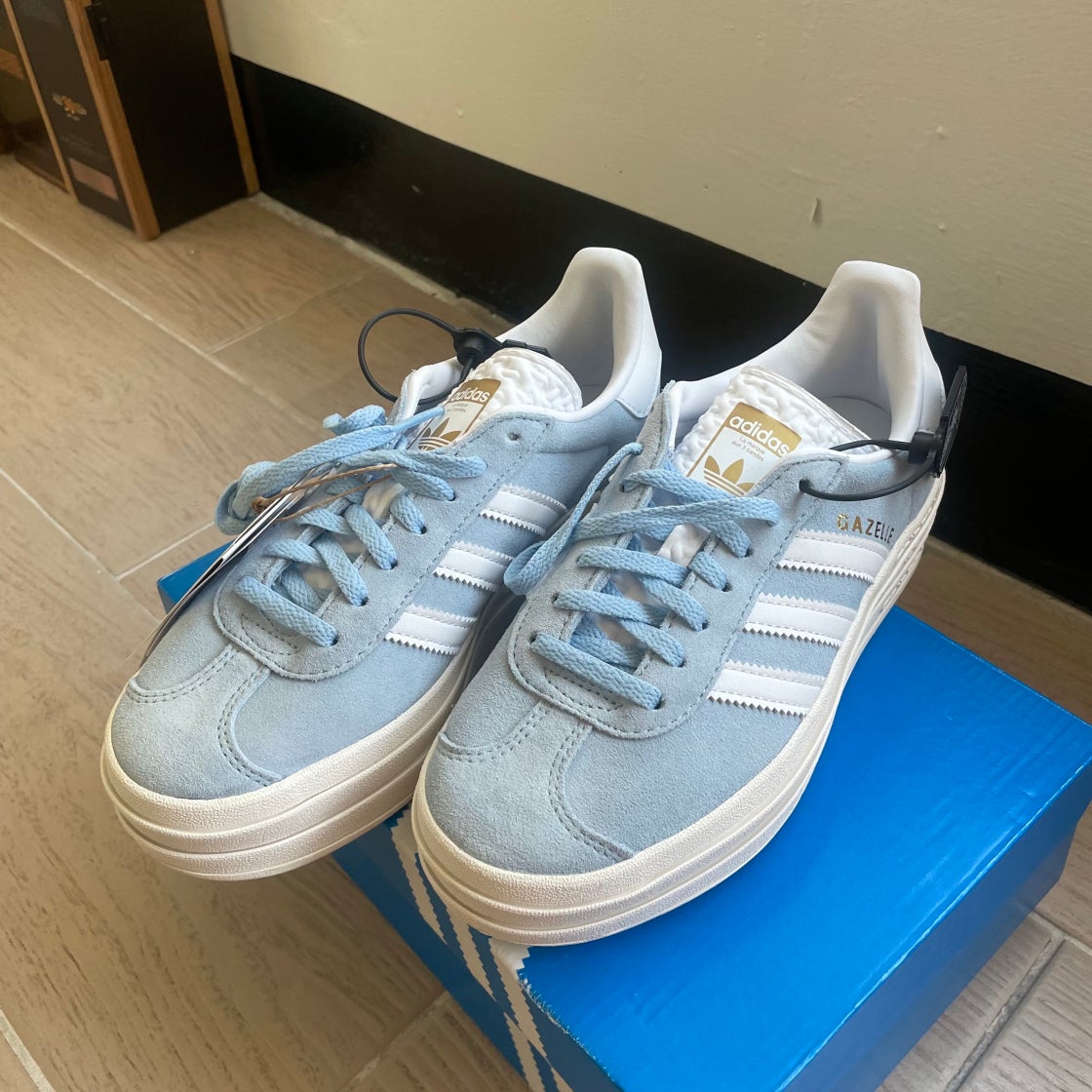 아디다스 가젤 볼드 플랫폼 스니커즈 ID6991 photo review