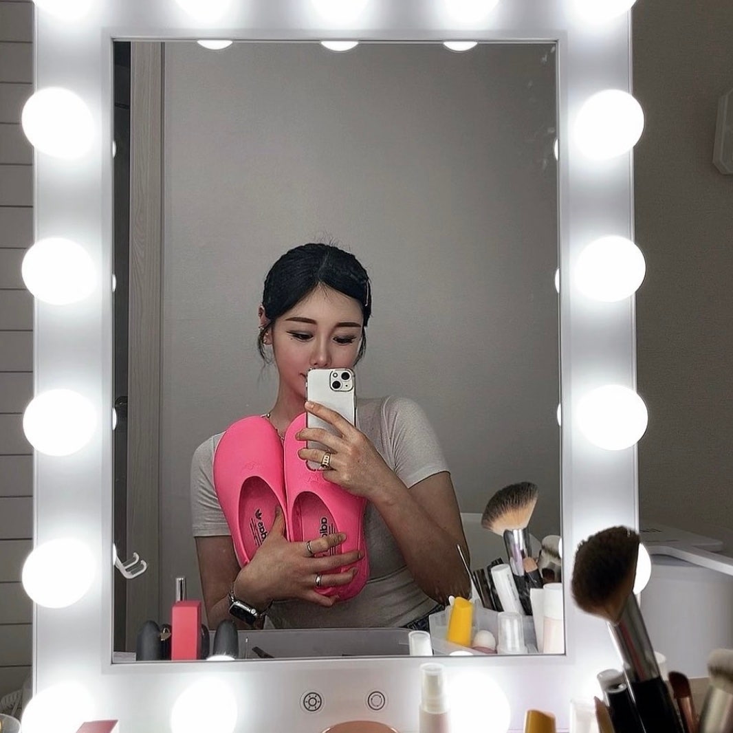 아디다스 아디폼 스탠 스미스 뮬 루시드 핑크 ID9453 photo review
